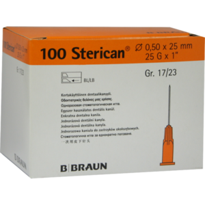 STERICAN Dentalkan.Luer 0,5x25 mm