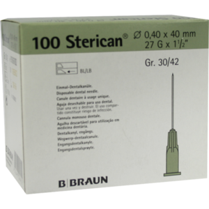 STERICAN Dentalkan.Luer 0,4x40 mm