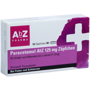 PARACETAMOL AbZ 125 mg Zäpfchen