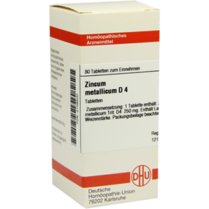 ZINCUM METALLICUM D 4 Tabletten