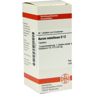 AURUM METALLICUM D 12 Tabletten