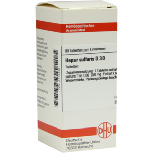 HEPAR SULFURIS D 30 Tabletten