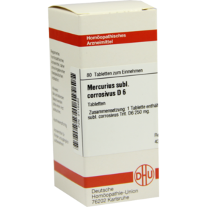 MERCURIUS SUBLIMATUS corrosivus D 6 Tabletten