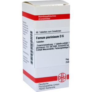 FERRUM PICRINICUM D 6 Tabletten