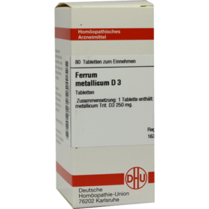 FERRUM METALLICUM D 3 Tabletten