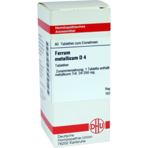 FERRUM METALLICUM D 4 Tabletten