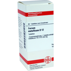 FERRUM METALLICUM D 12 Tabletten