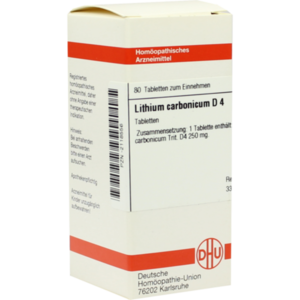 LITHIUM CARBONICUM D 4 Tabletten