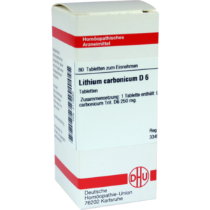 LITHIUM CARBONICUM D 6 Tabletten