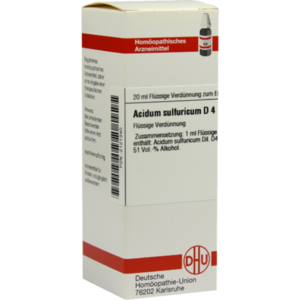 ACIDUM SULFURICUM D 4 Dilution