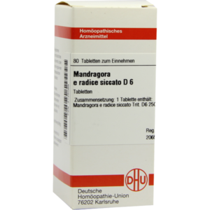 MANDRAGORA E radice siccata D 6 Tabletten