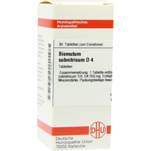 BISMUTUM SUBNITRICUM D 4 Tabletten