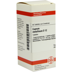 CUPRUM METALLICUM D 12 Tabletten