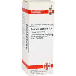 CUPRUM ACETICUM D 4 Dilution