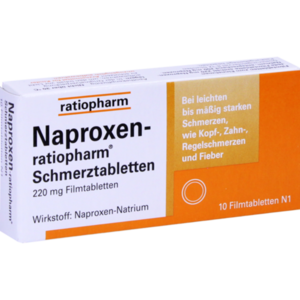 NAPROXEN-ratiopharm Schmerztabl. Filmtabletten