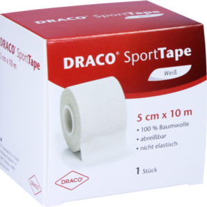 DRACO TAPEVERBAND 5 cmx10 m weiß