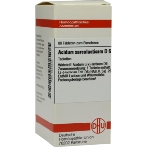 ACIDUM SARCOLACTICUM D 6 Tabletten