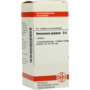 AMMONIUM JODATUM D 6 Tabletten