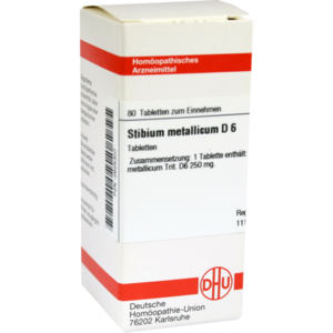 STIBIUM METALLICUM D 6 Tabletten