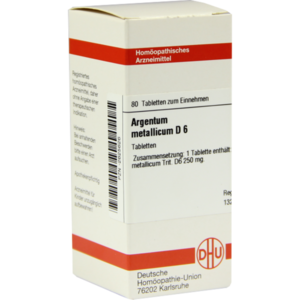 ARGENTUM METALLICUM D 6 Tabletten