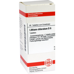 LITHIUM CHLORATUM D 6 Tabletten