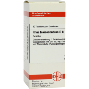 RHUS TOXICODENDRON D 8 Tabletten