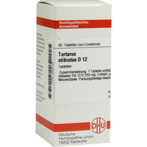 TARTARUS STIBIATUS D 12 Tabletten