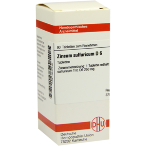 ZINCUM SULFURICUM D 6 Tabletten