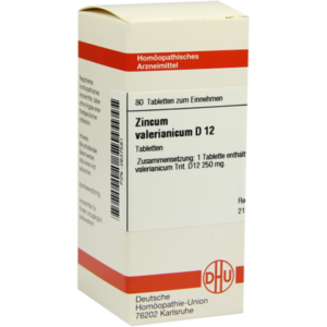 ZINCUM VALERIANICUM D 12 Tabletten