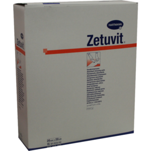 ZETUVIT Saugkompressen steril 20x20 cm