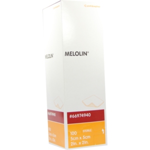 MELOLIN 5x5 cm Wundauflagen steril