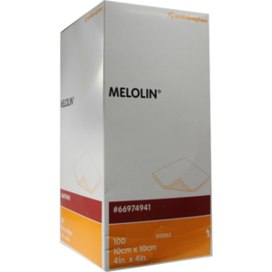 MELOLIN 10x10 cm Wundauflagen steril