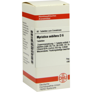 MYRISTICA SEBIFERA D 6 Tabletten