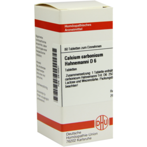 CALCIUM CARBONICUM Hahnemanni D 6 Tabletten