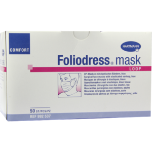 FOLIODRESS mask Comfort loop blau OP-Masken