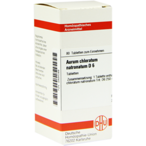 AURUM CHLORATUM NATRONATUM D 6 Tabletten