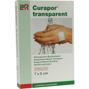 CURAPOR Wundverband steril transparent 5x7 cm