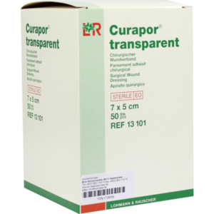 CURAPOR Wundverband steril transparent 5x7 cm