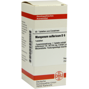 MANGANUM SULFURICUM D 6 Tabletten