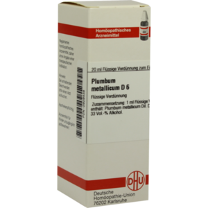 PLUMBUM METALLICUM D 6 Dilution