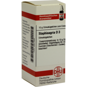 STAPHISAGRIA D 3 Globuli