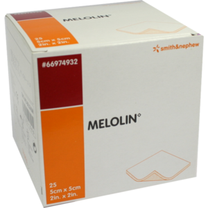 MELOLIN 5x5 cm Wundauflagen steril