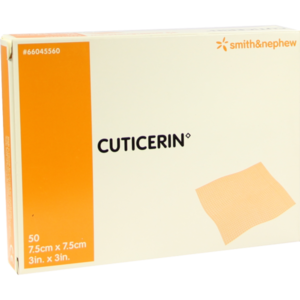 CUTICERIN 7,5x7,5 cm Gaze m.Salbenbeschichtung