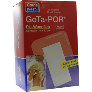 GOTA-POR PU Wundfilm 15x10 cm steril Pflaster