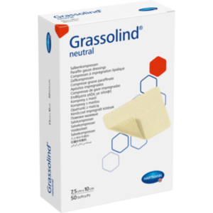 GRASSOLIND Salbenkompressen 7,5x10 cm steril