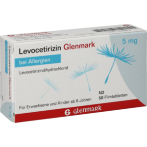 LEVOCETIRIZIN Glenmark 5 mg Filmtabletten