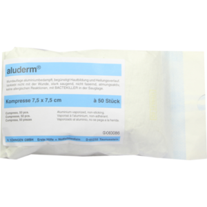 ALUDERM Kompressen 7,5x7,5 cm