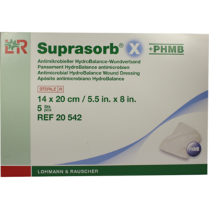 SUPRASORB X+PHMB HydroBalance Wundverb.14x20 cm