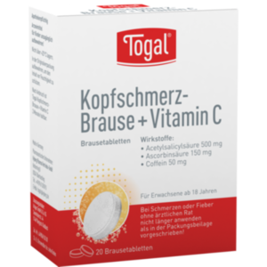 TOGAL Kopfschmerz-Brause + Vit.C Brausetabletten