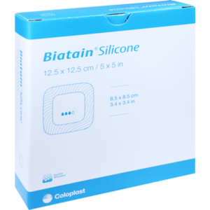 BIATAIN Silicone Schaumverband 12,5x12,5 cm